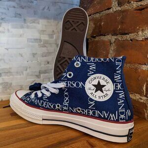NWT CONVERSE X J.W. ANDERSON Unisex Chuck 70 Hi Shoes, Twilight Blue, M 5.5 W 7